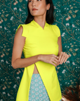 Selena Top - Black / Chartreuse ( Pre-order )