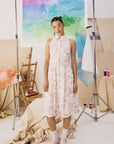 Elysees Shirt Dress - Pink Toile