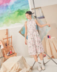 Elysees Shirt Dress - Pink Toile