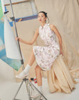 Elysees Shirt Dress - Pink Toile