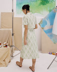 Elodie Skirt Set - Sage Green/Sky Blue