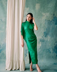 Renegade Cheongsam - Cobalt / Emerald