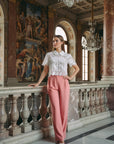 Gabby Tailored Pants - Blush Pink