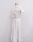 Bianca Broderie Skirt Set