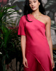 Luna Toga Skirt Set - Coral