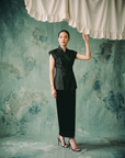 Black Swan Silk Wrap Top (Limited Edition)