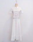 Bianca Broderie Skirt Set