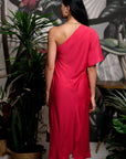 Luna Toga Skirt Set - Coral