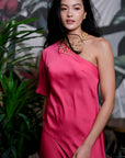 Luna Toga Skirt Set - Coral