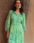 Fern Silk Dress