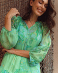 Fern Silk Dress