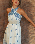 Rhea Embroidery Convertible Dress
