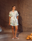 Treasure Island Linen Playsuit PREORDER