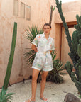 Treasure Island Linen Playsuit PREORDER