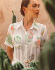 Treasure Island Linen Playsuit PREORDER