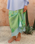 Fern Forest Silk Skirt