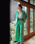 Midori Silk Drawstring Pants
