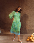 Fern Silk Dress