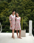 Primrose Sun Dress (Red Stripe/ Pink Kueh Kueh)