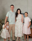 Lil' Elysees Shirt Dress - Pink Toile