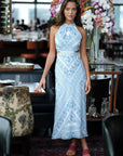 Delphine Maxi Cheongsam - Paisley