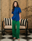 Samfu Jacket Top - Cobalt / Black