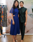 Electra Jacquard Pants Set - Sapphire/Emerald (Pre-order)