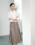 Velda Samfu Shirt - White