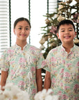 Lil' Theia Tie Shift Cheongsam - Ribbons