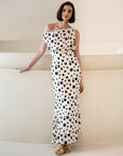 Sorrento Asymmetrical Dress - Black & White