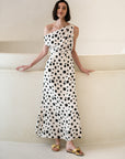 Sorrento Asymmetrical Dress - Black & White