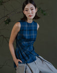 Gara Asymetrical Top - Gingham / Stripes BACKORDER