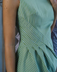 Gara Asymetrical Top - Gingham / Stripes BACKORDER