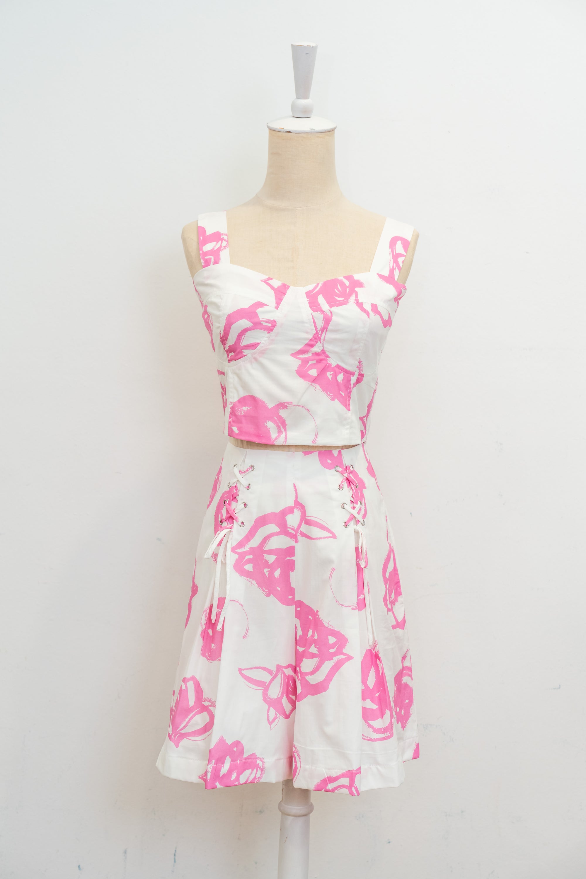 Abbey Shorts Set - Pink Floral