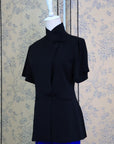 Samfu Jacket Top - Black