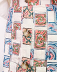 Wonder Skirt - Vintage Floral / Violet Blooms