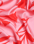 TMP Knits Silk Twill Scarf - Coral & Pink
