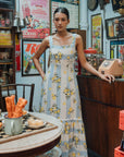 Limoncello Linen Maxi Dress