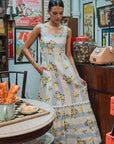 Limoncello Linen Maxi Dress