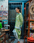 Fern Forest Silk Skirt