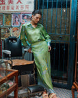Fern Forest Silk Skirt