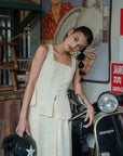 Mulia Lace Peplum Top