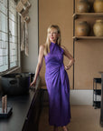 Seri Sarong Cheongsam- Royal Purple