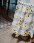 Limoncello Linen Maxi Dress
