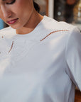 Vanda Embroidered Tee