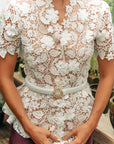Dahlia Peplum Lace Top (BACKORDER)