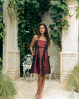 Bordeaux Babydoll Dress