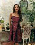 Bordeaux Babydoll Dress