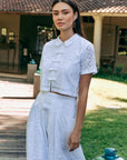 Bianca Broderie Skirt Set
