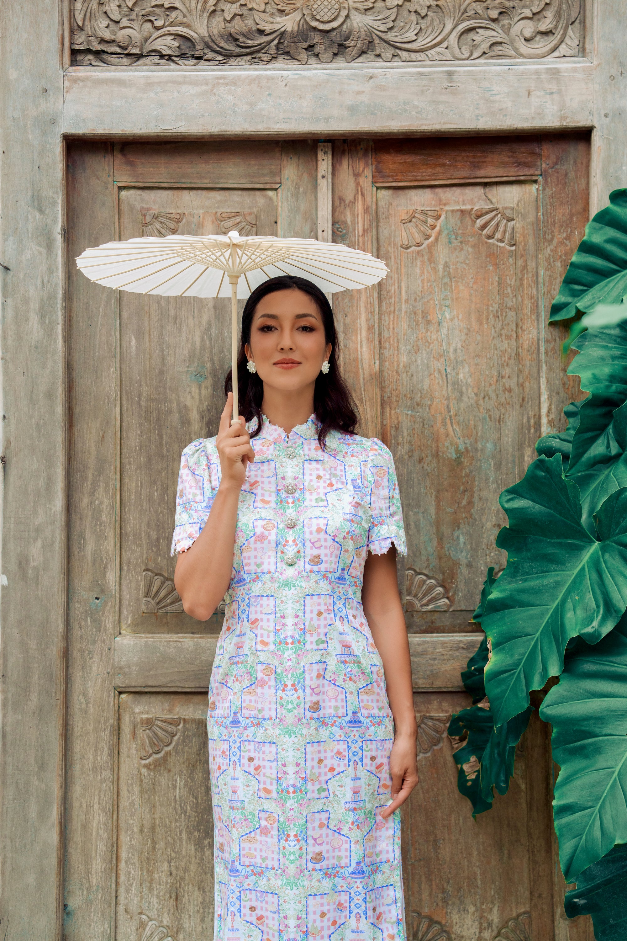 SG60 Limited Edition Kueh Kueh Garden Cheongsam